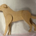wooden toy dog