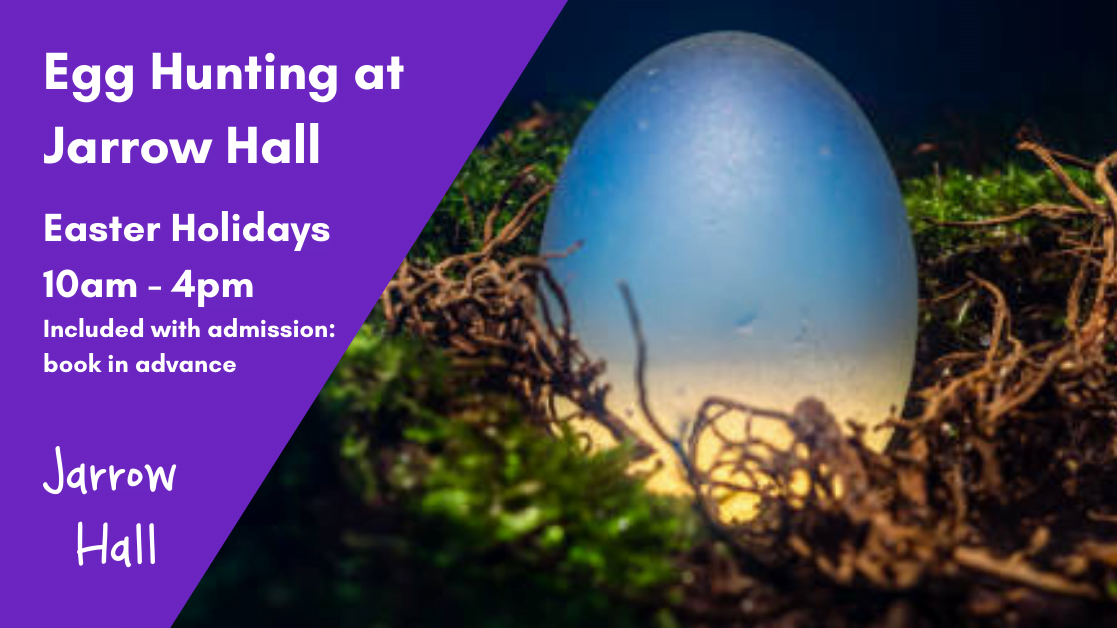 Mysterious egg at Jarrow Hall